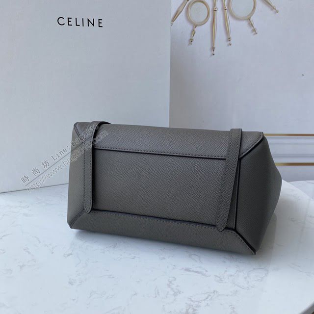 Celine女包 賽琳經典款大號女包 Celine belt bag 掌紋牛皮鯰魚包 189103  slyd2193